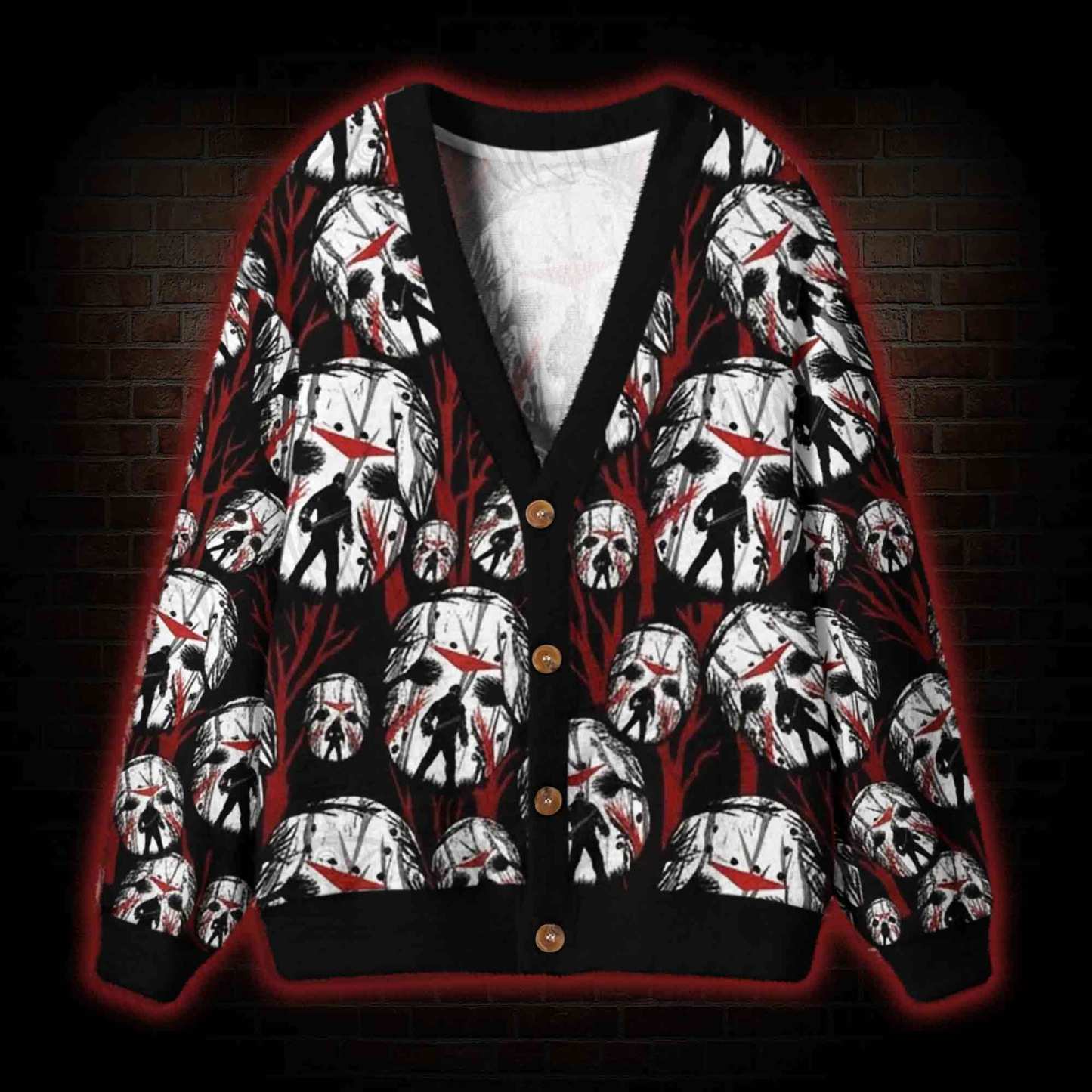 Friday Horror Night Cardigan Sweater