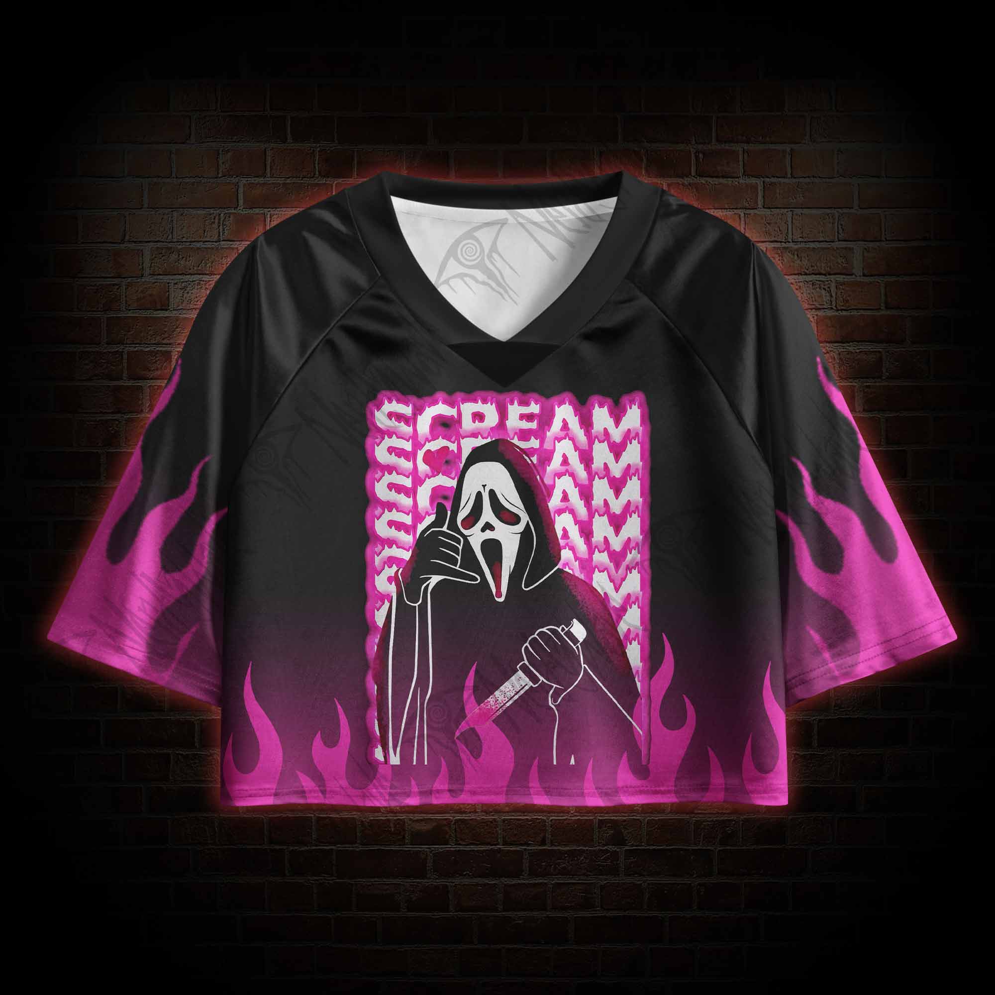 I'll Gut You Like A Fish Sports Crop Jersey