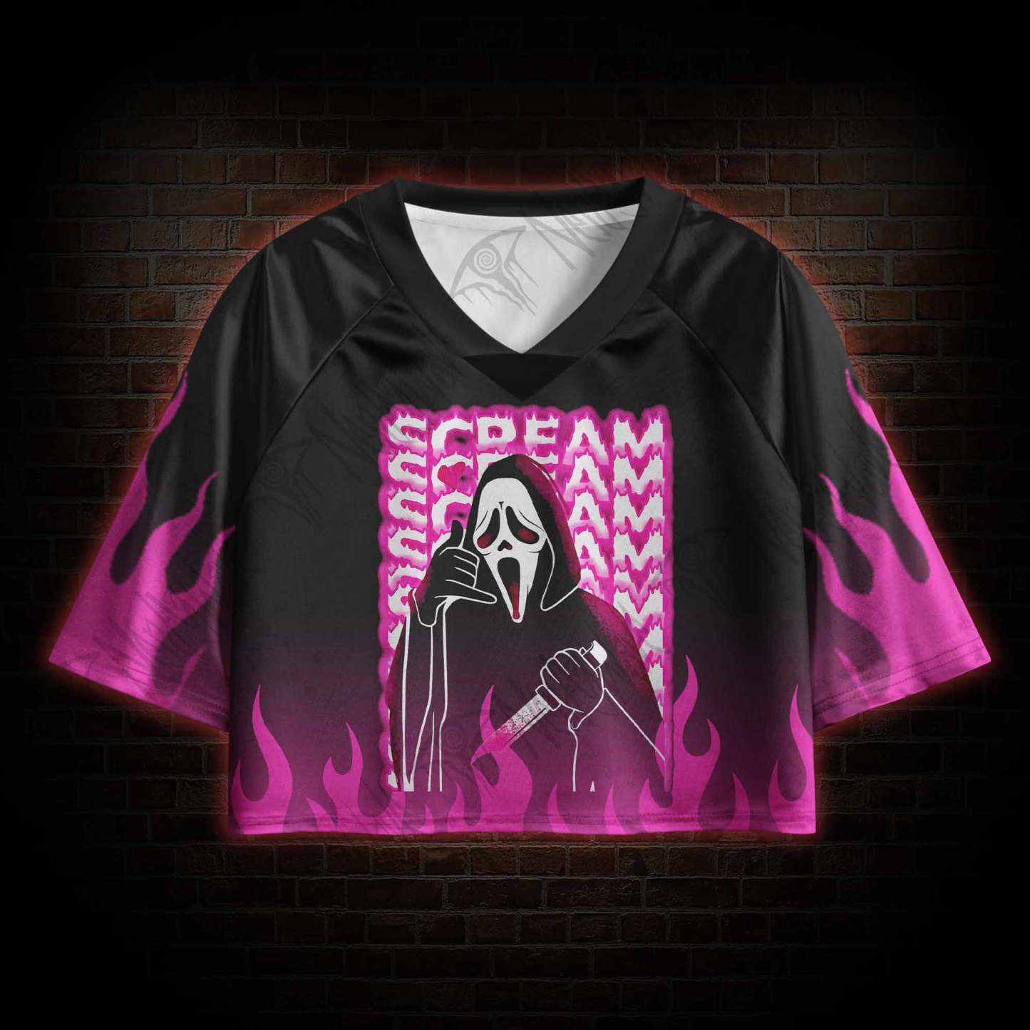 I'll Gut You Like A Fish Sports Crop Jersey