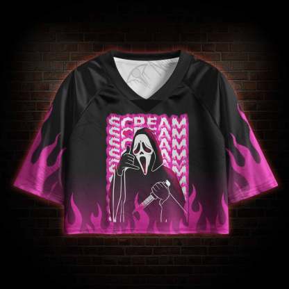 I'll Gut You Like A Fish Sports Crop Jersey