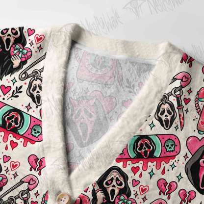 What's Your Favorite Scary Movie Women's Cardigan Sweater