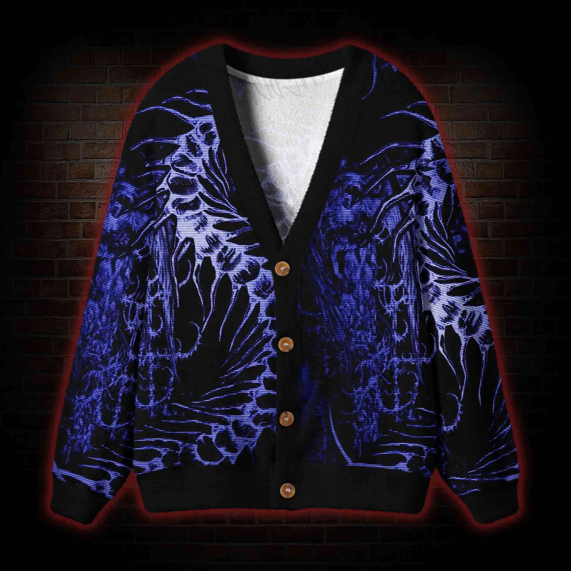 Abyssal Centipede Cardigan Sweater
