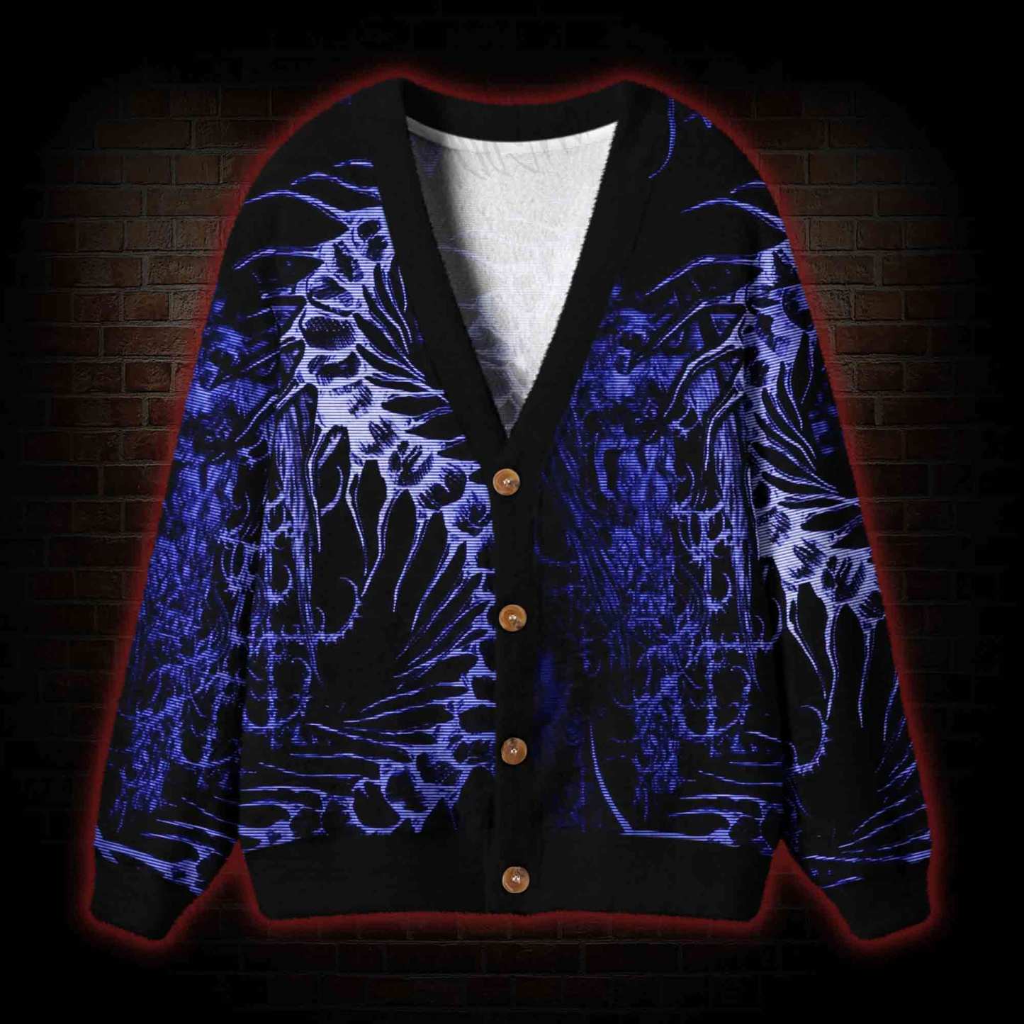 Abyssal Centipede Cardigan Sweater