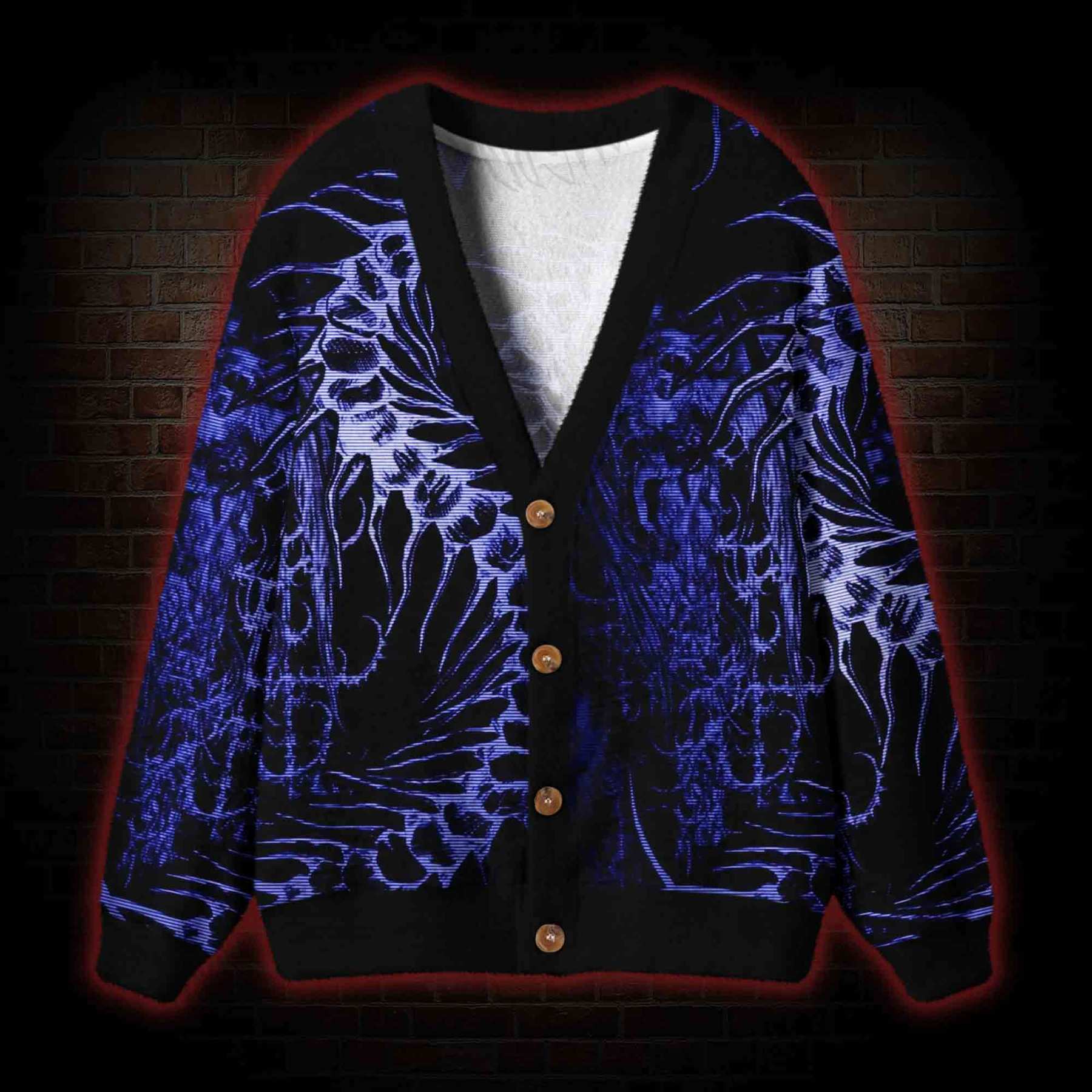 Abyssal Centipede Cardigan Sweater