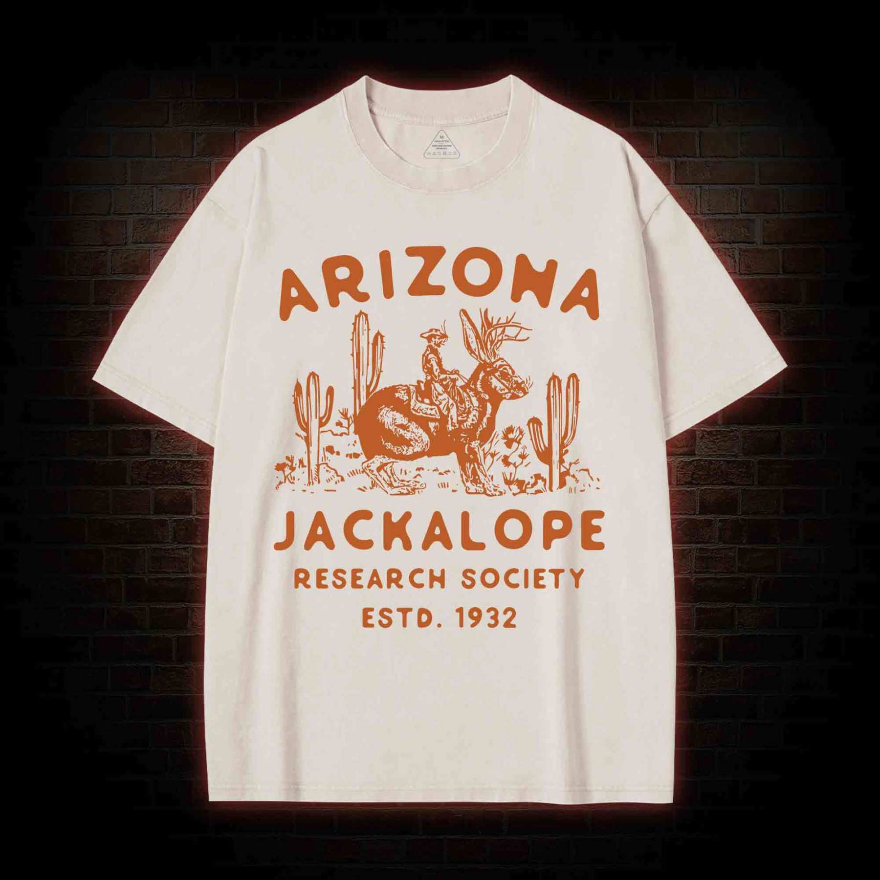 Arizona Jackalope Research Society Washed T-shirt