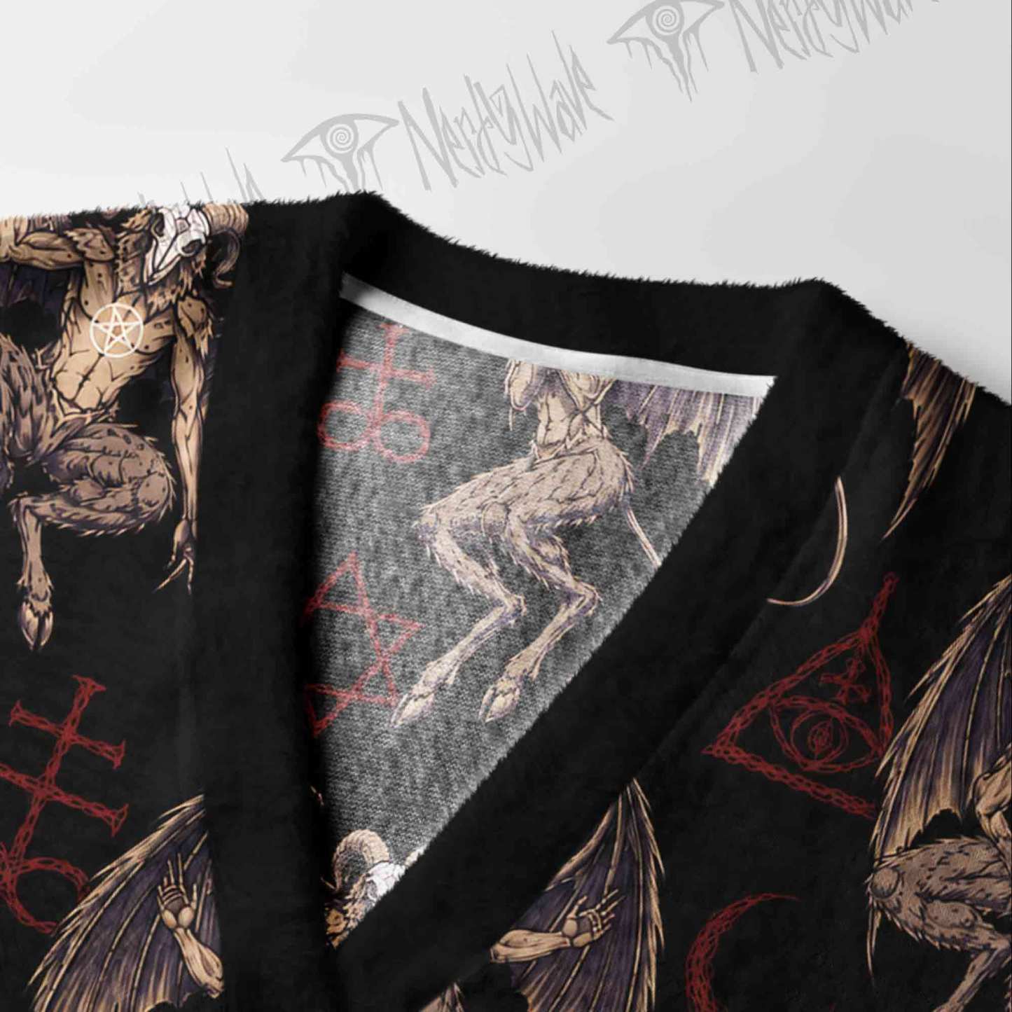 Baphomet Rise Cardigan Sweater