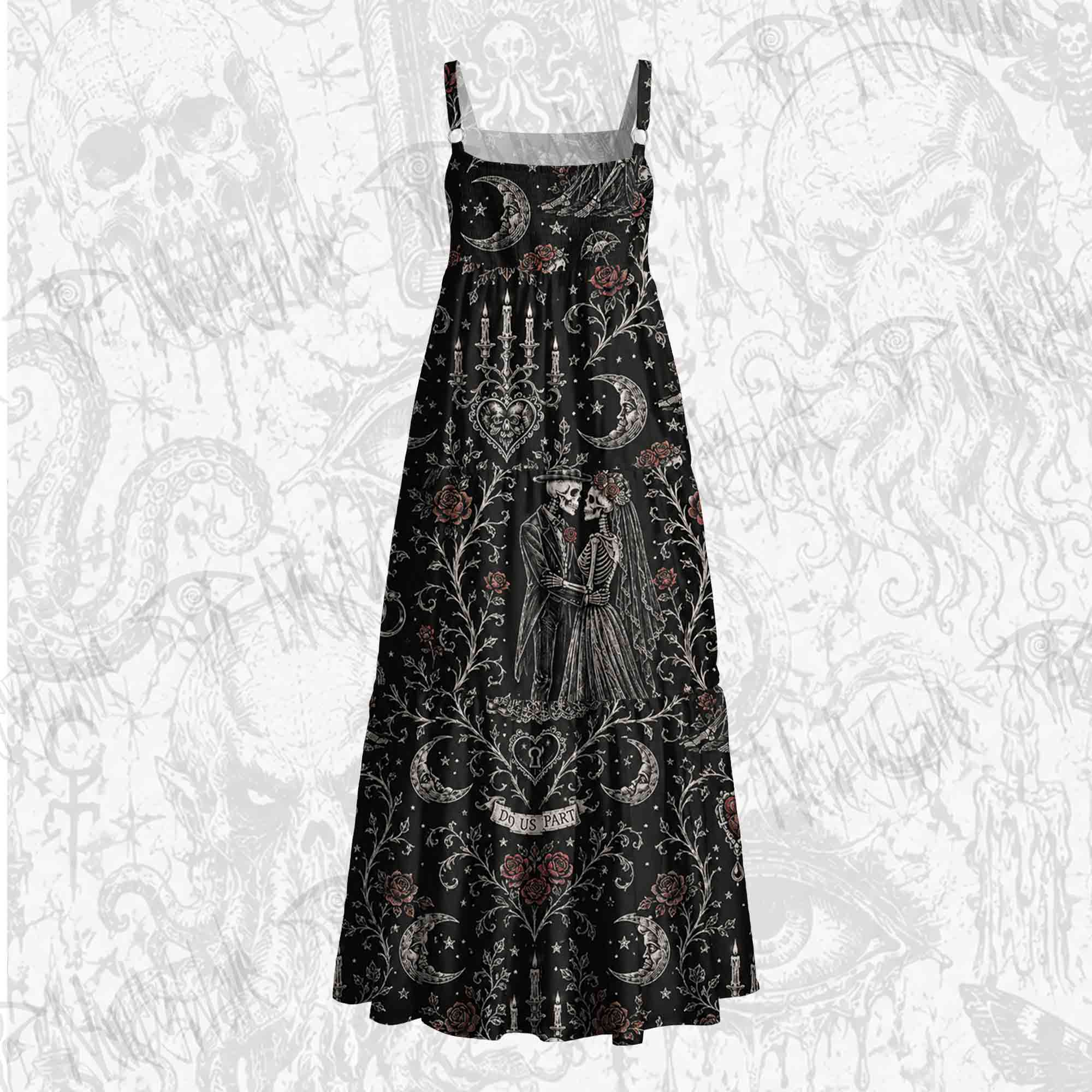 Til Death Do Us Apart Wide Straps Maxi Dress