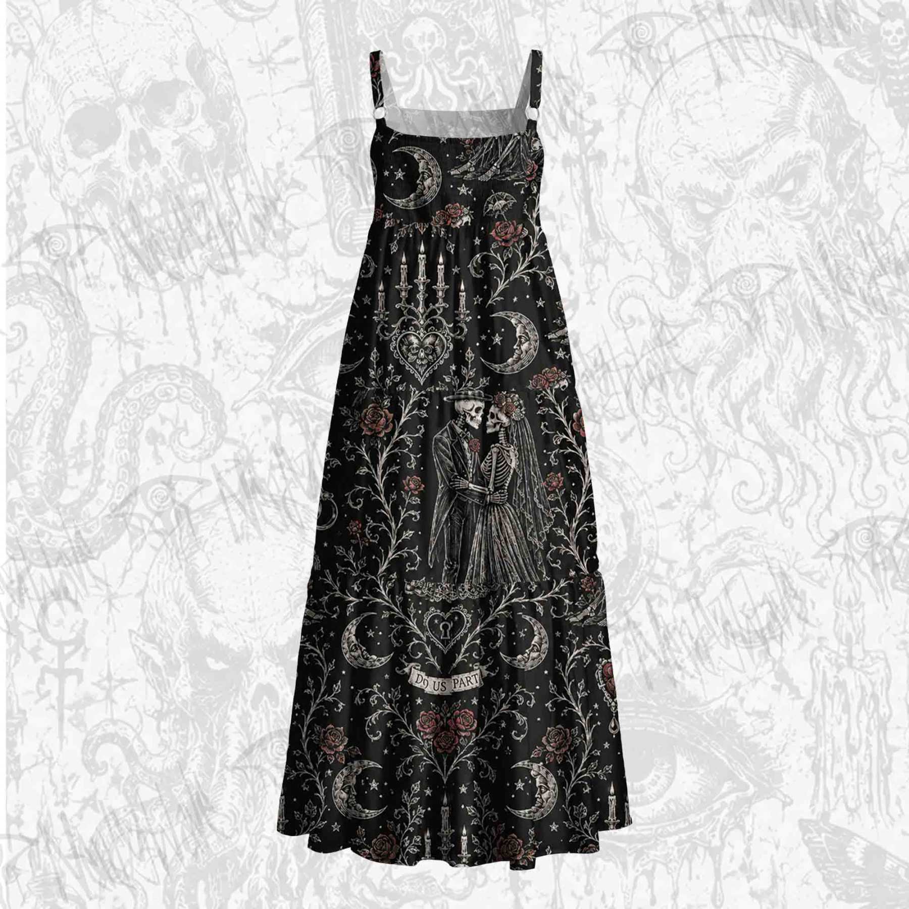 Til Death Do Us Apart Wide Straps Maxi Dress