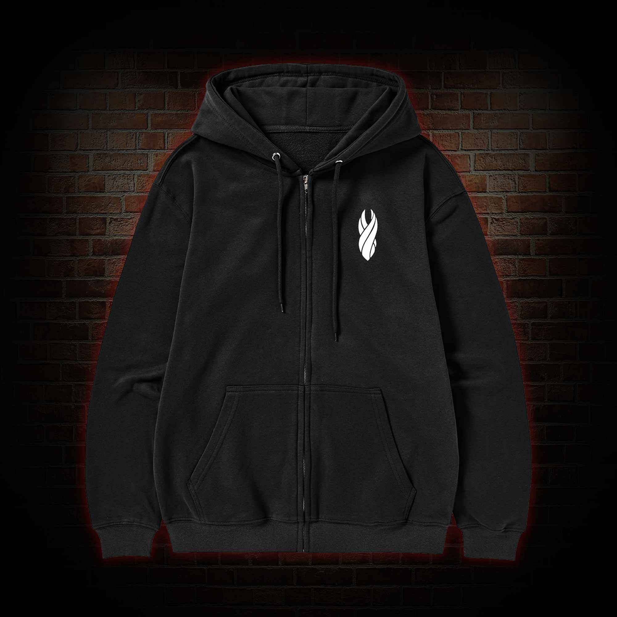 Let The Future Take Its Course Zipper Hoodie