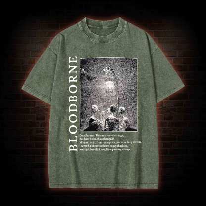 Hunter and Lamp Messengers Washed T-shirt