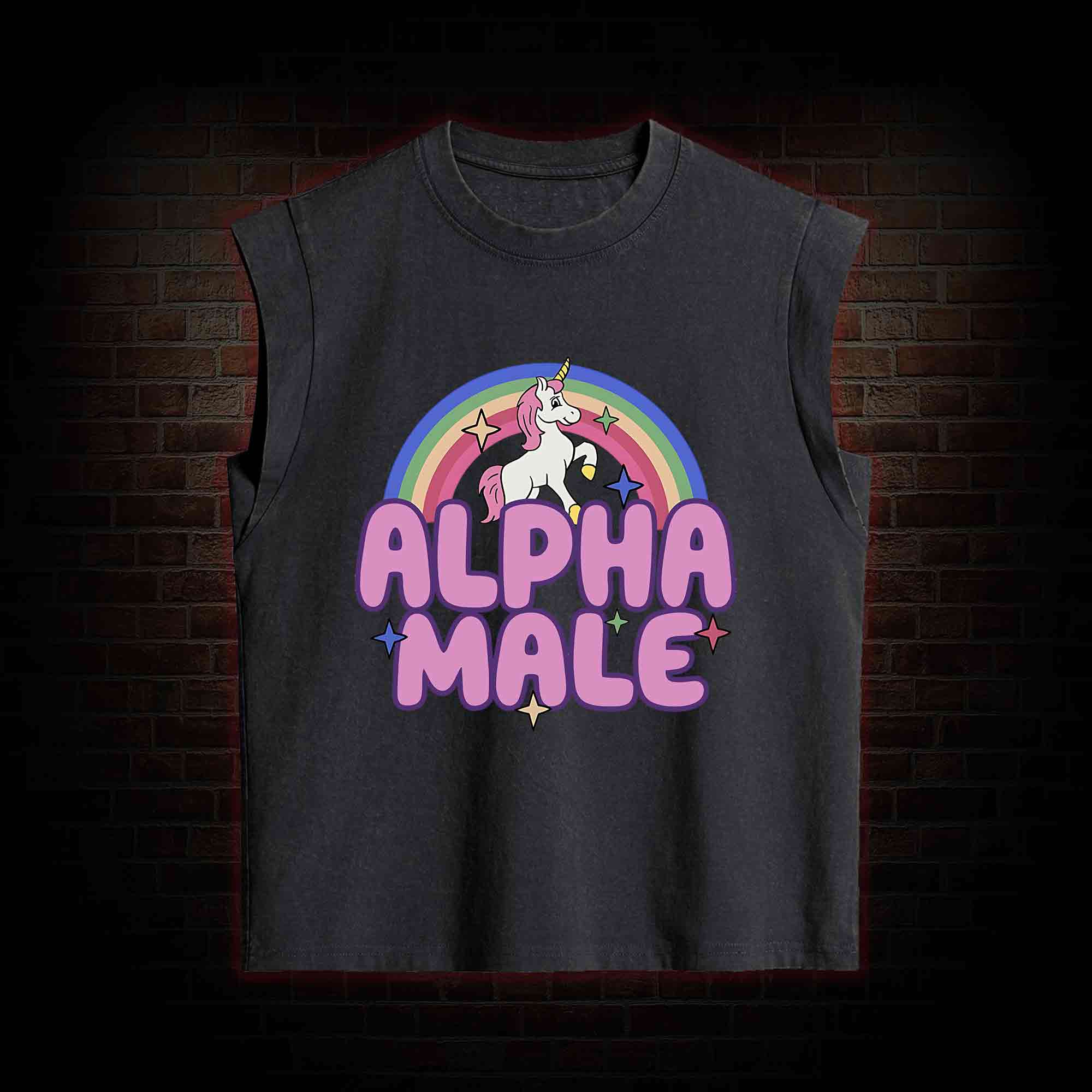 Alpha Male  Women's Washed Tank Top