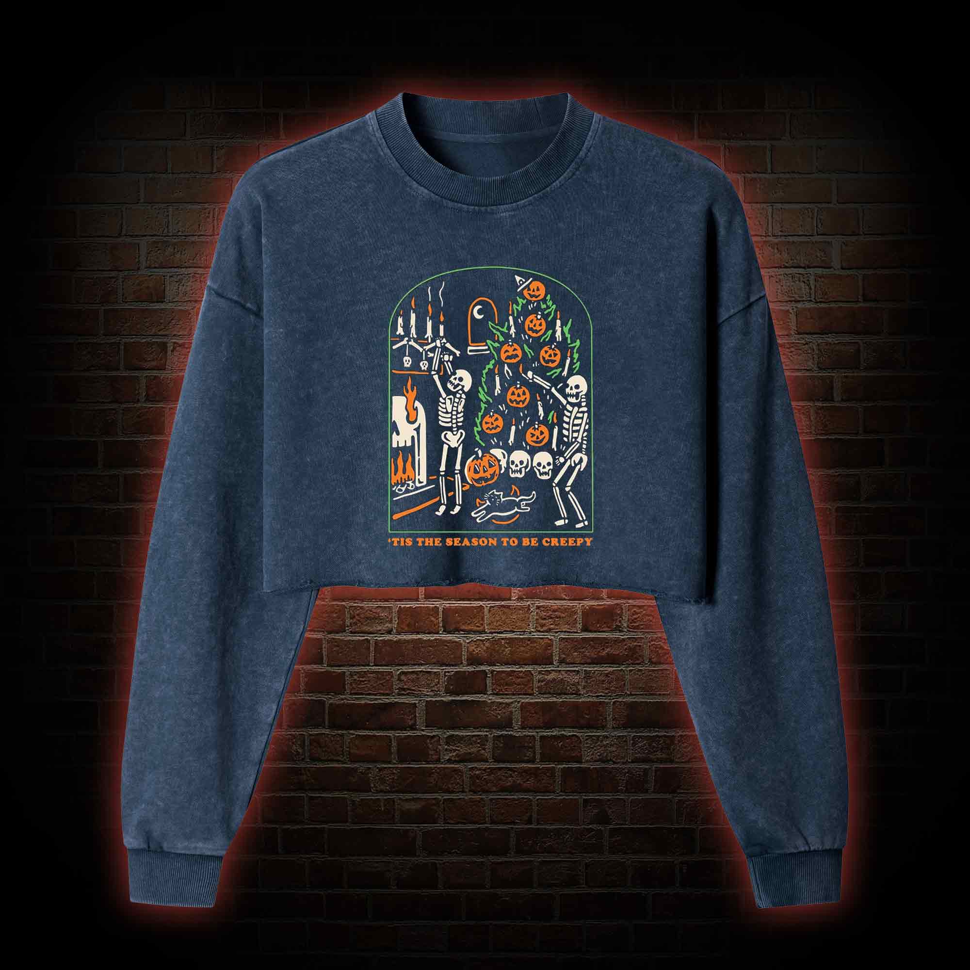 Comfort Colors® Washed Cropped Sweatshirts