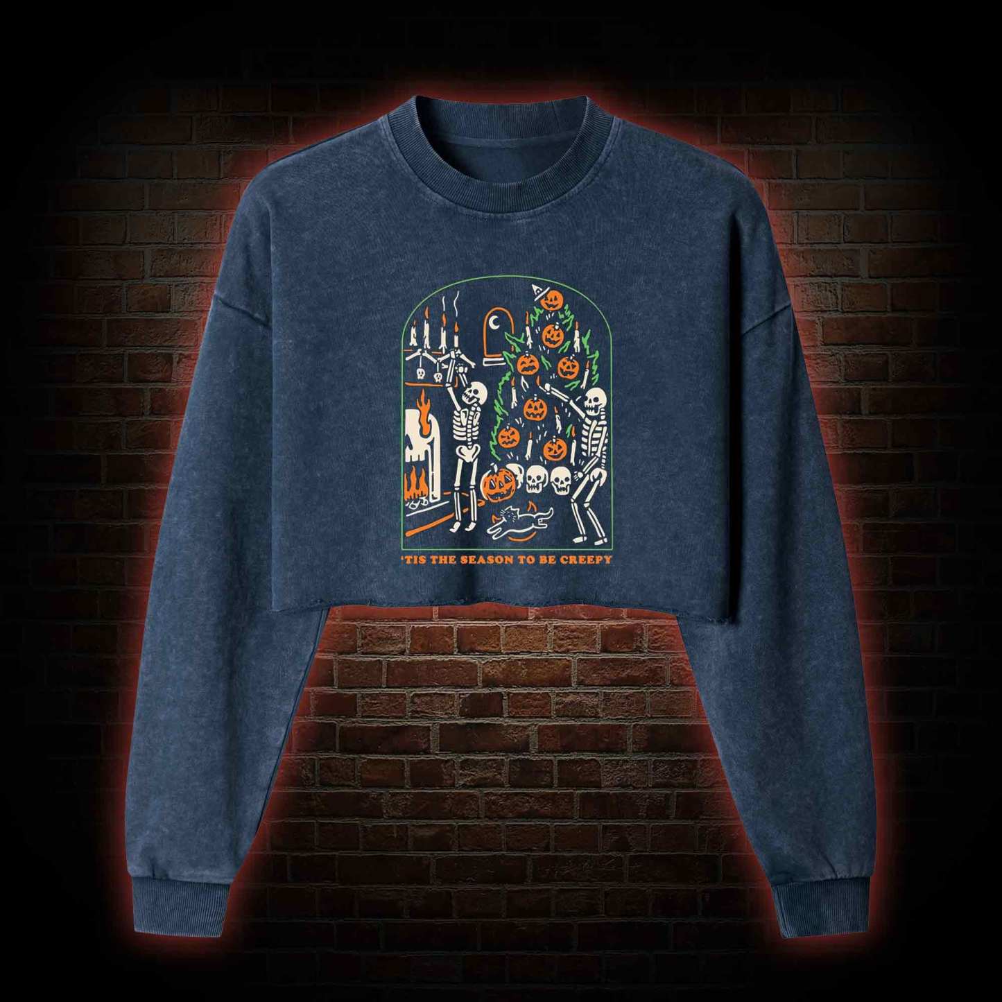 Comfort Colors® Washed Cropped Sweatshirts