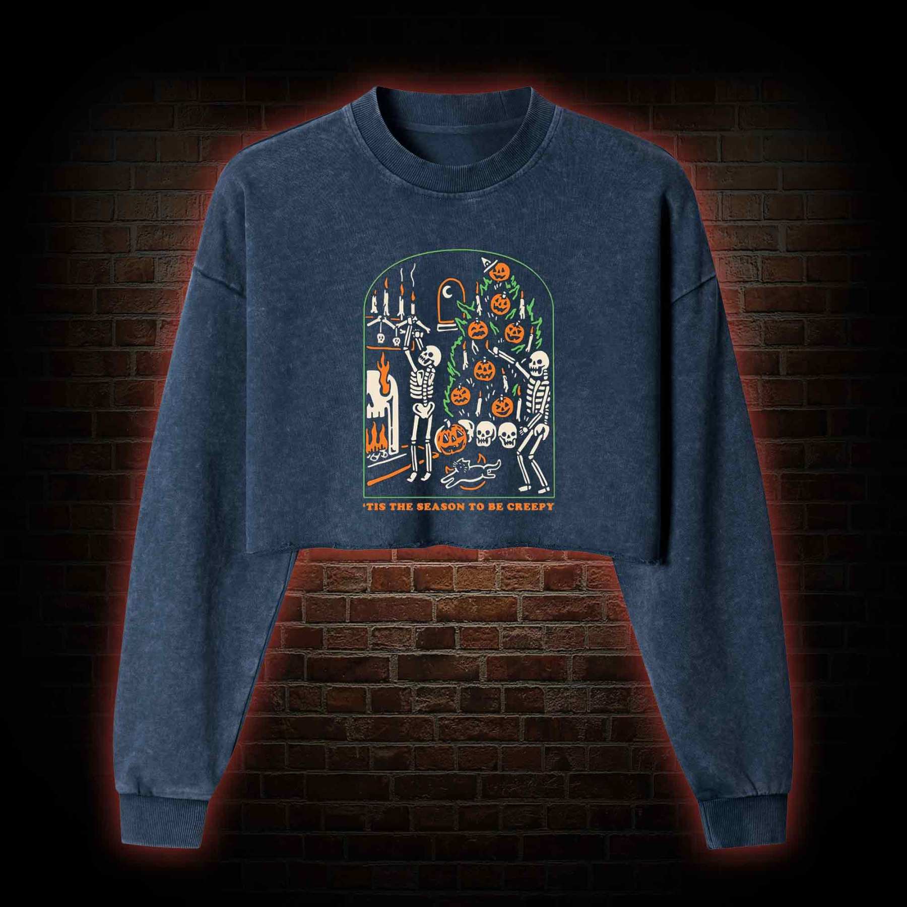 Comfort Colors® Washed Cropped Sweatshirts