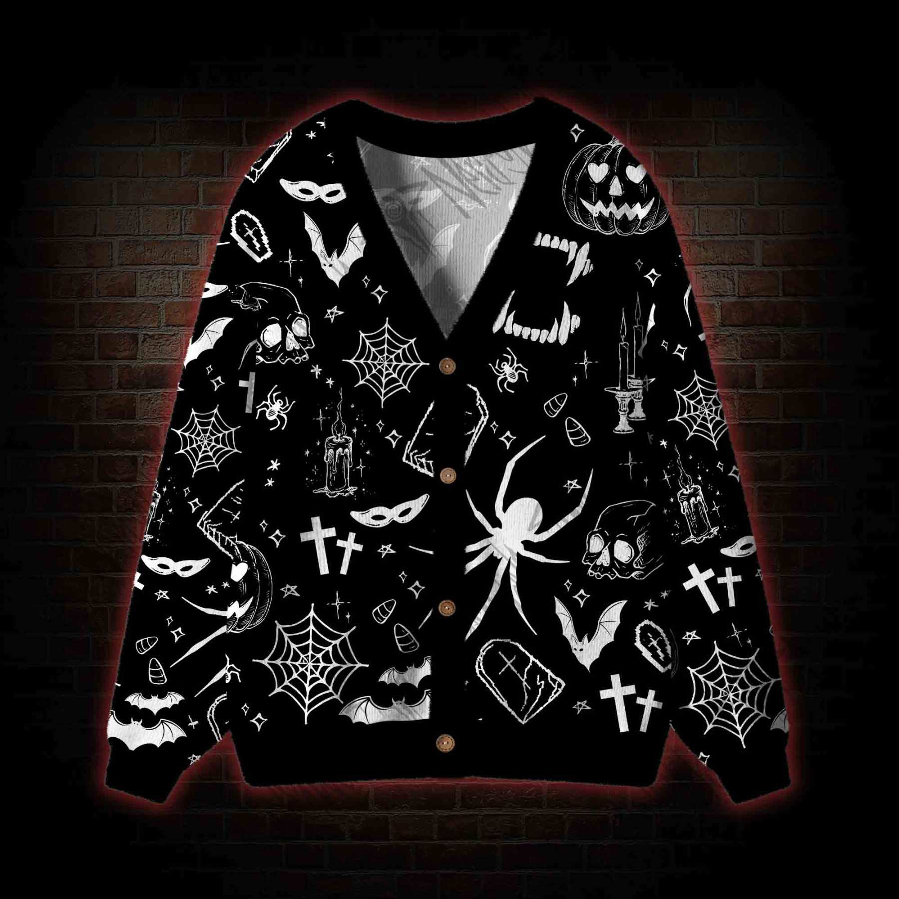 Spider Cardigan Sweater