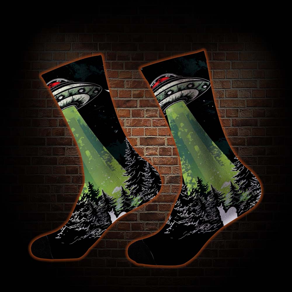 Bigfoot and UFO Socks