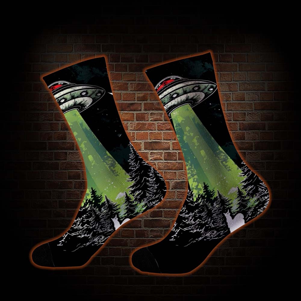 Bigfoot and UFO Socks