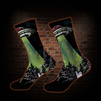 Bigfoot and UFO Socks