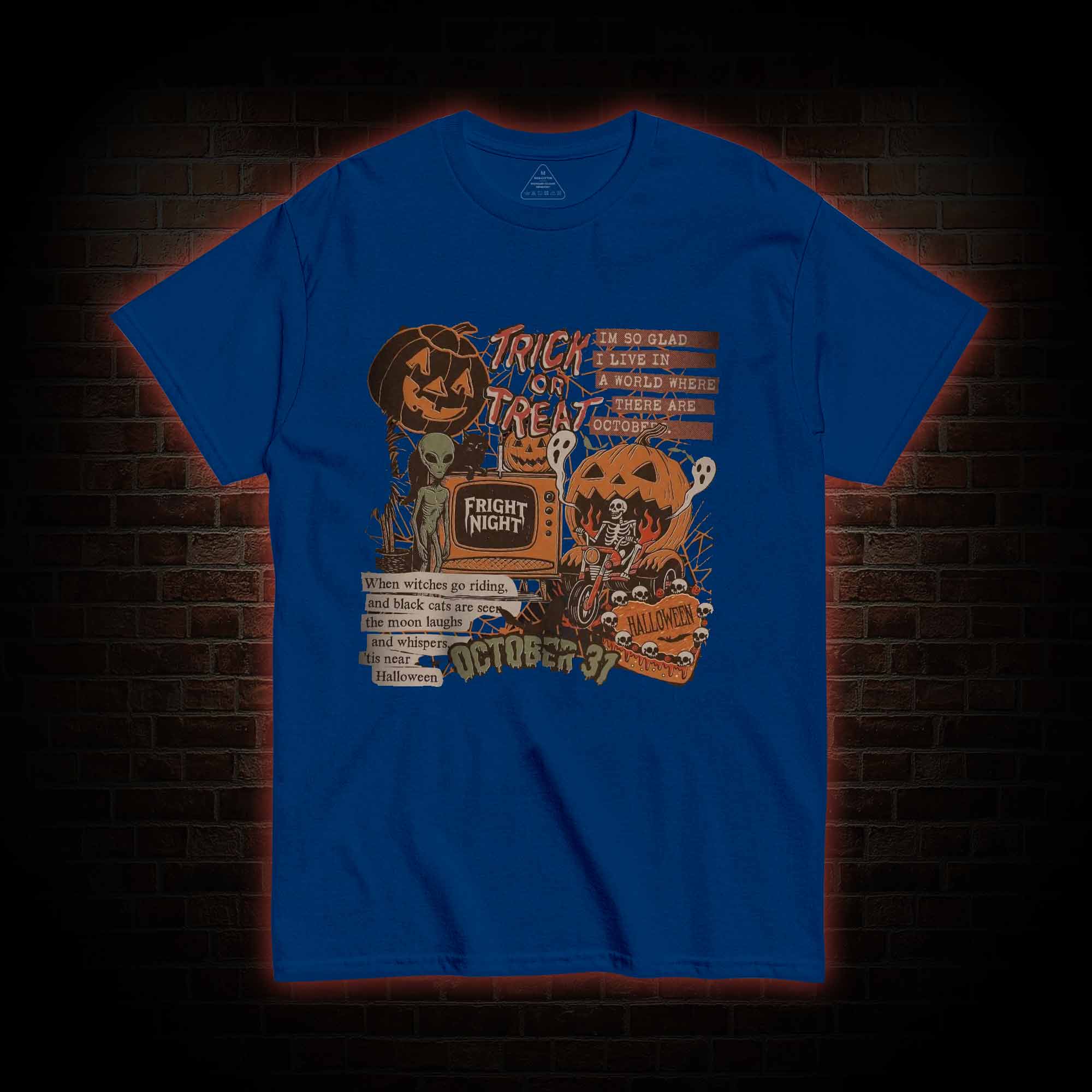 Vintage Halloween Collage T-shirt