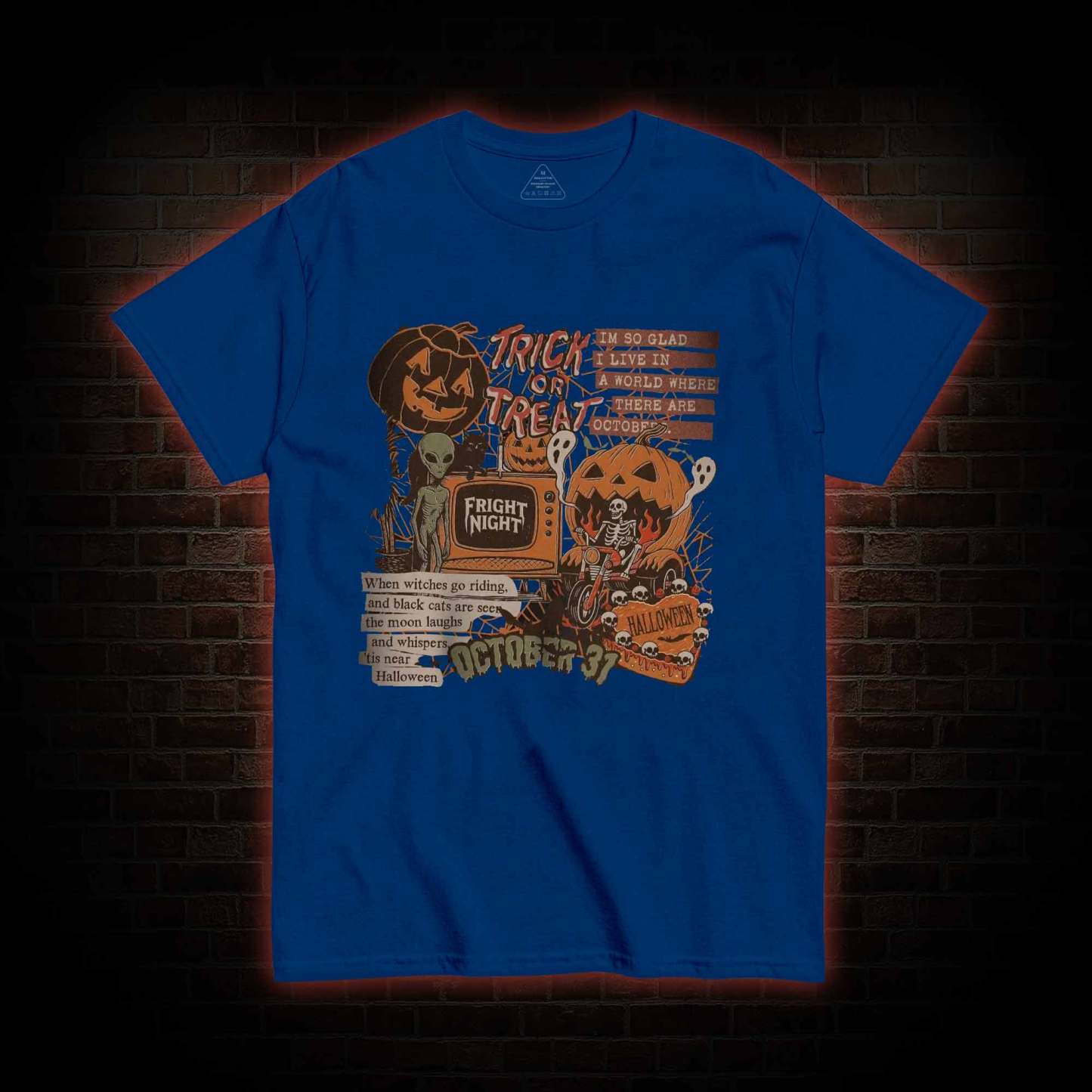 Vintage Halloween Collage T-shirt