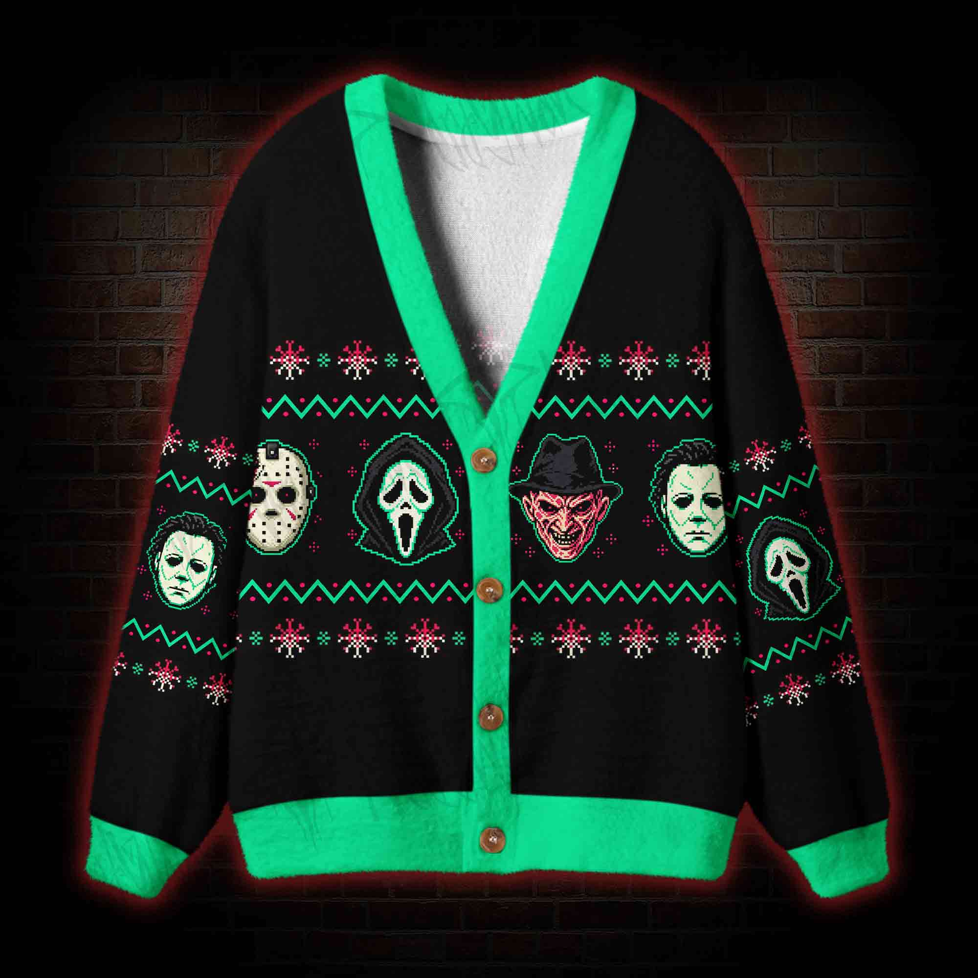 Slasher Reunion Cardigan Sweater