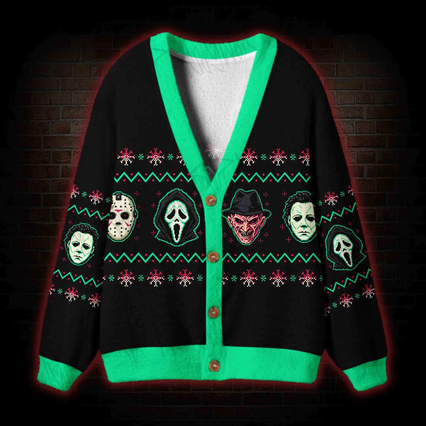 Slasher Reunion Cardigan Sweater