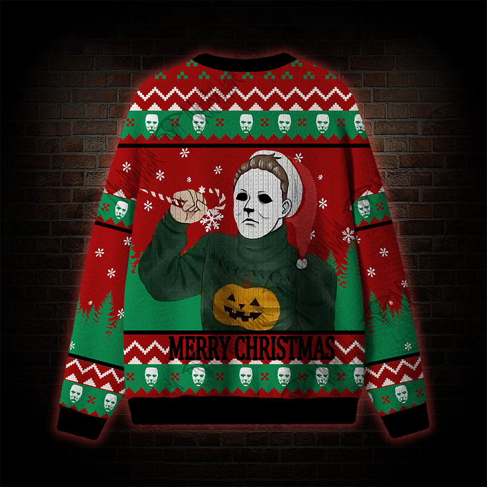 Merry Myers Michael Myers Halloween Ugly Sweatshirts