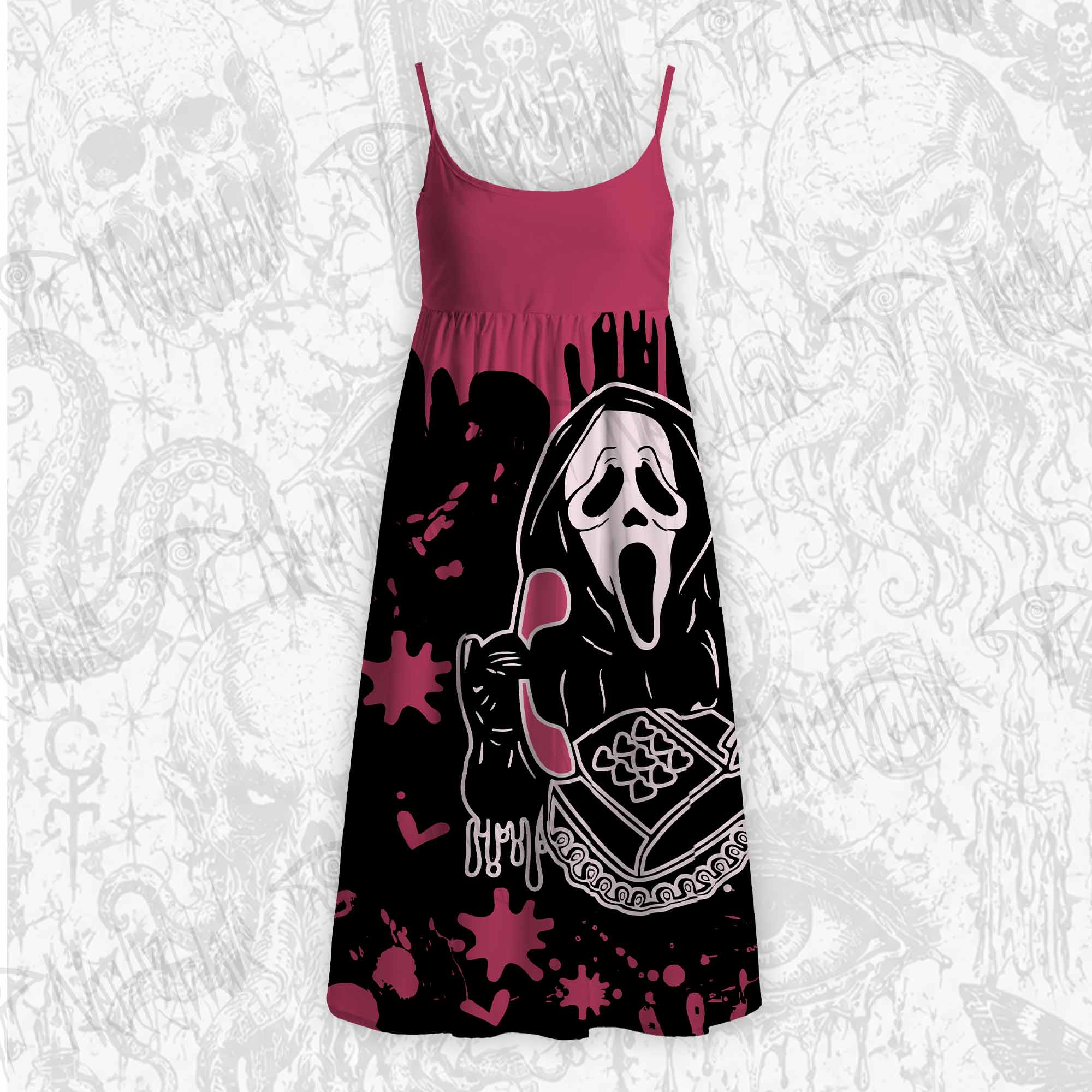 No You Hang Up Strap Midi Sundress