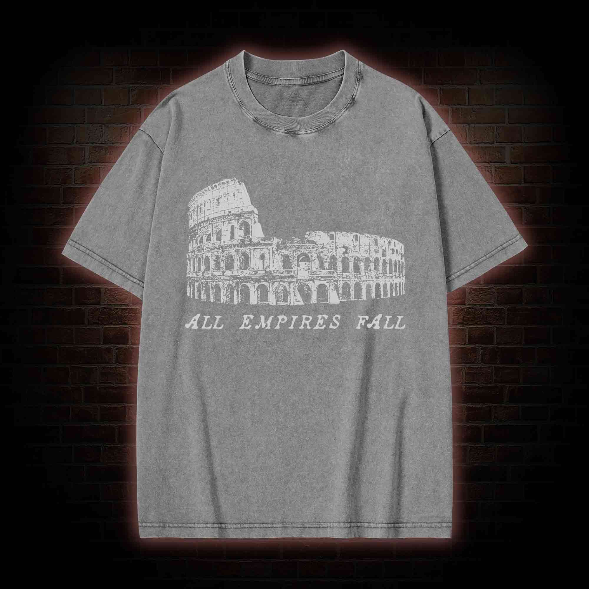 All Empires Fall Washed T-shirt
