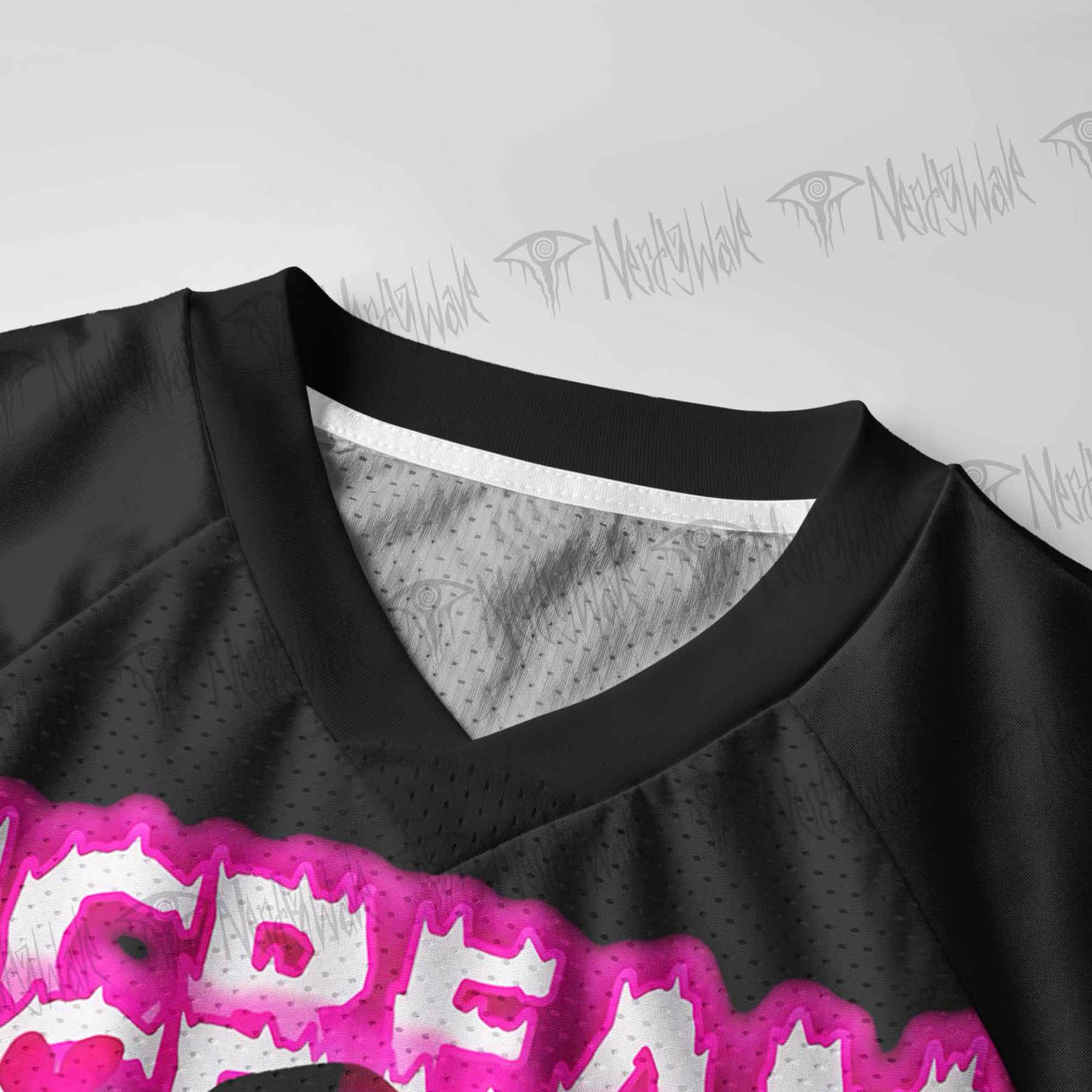 I'll Gut You Like a Fish Women's Cropped Splice Mesh Jersey
