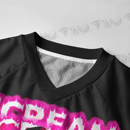 I'll Gut You Like a Fish Women's Cropped Splice Mesh Jersey