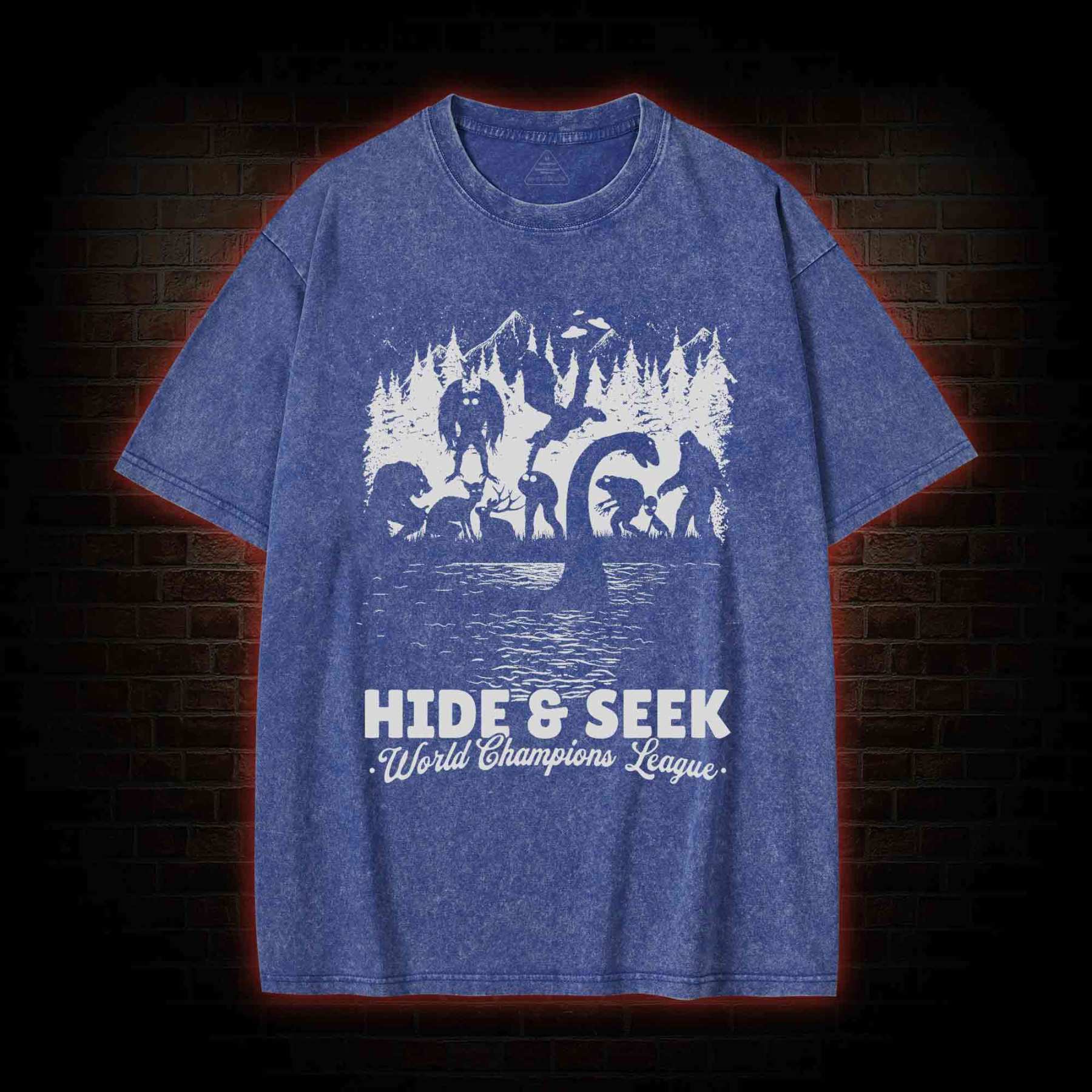  Hide & Seek World Champion League Washed T-shirt