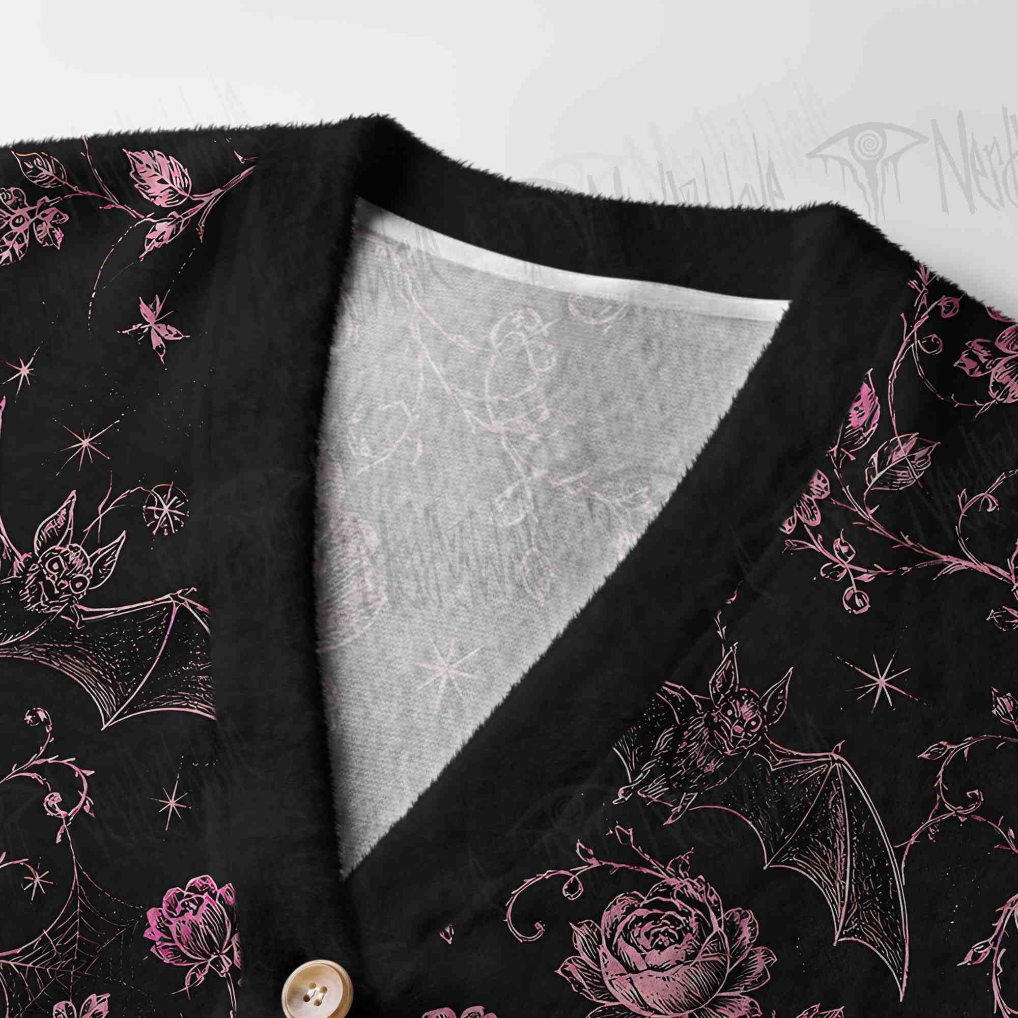 Bat Blossom Women's Cardigan Sweater