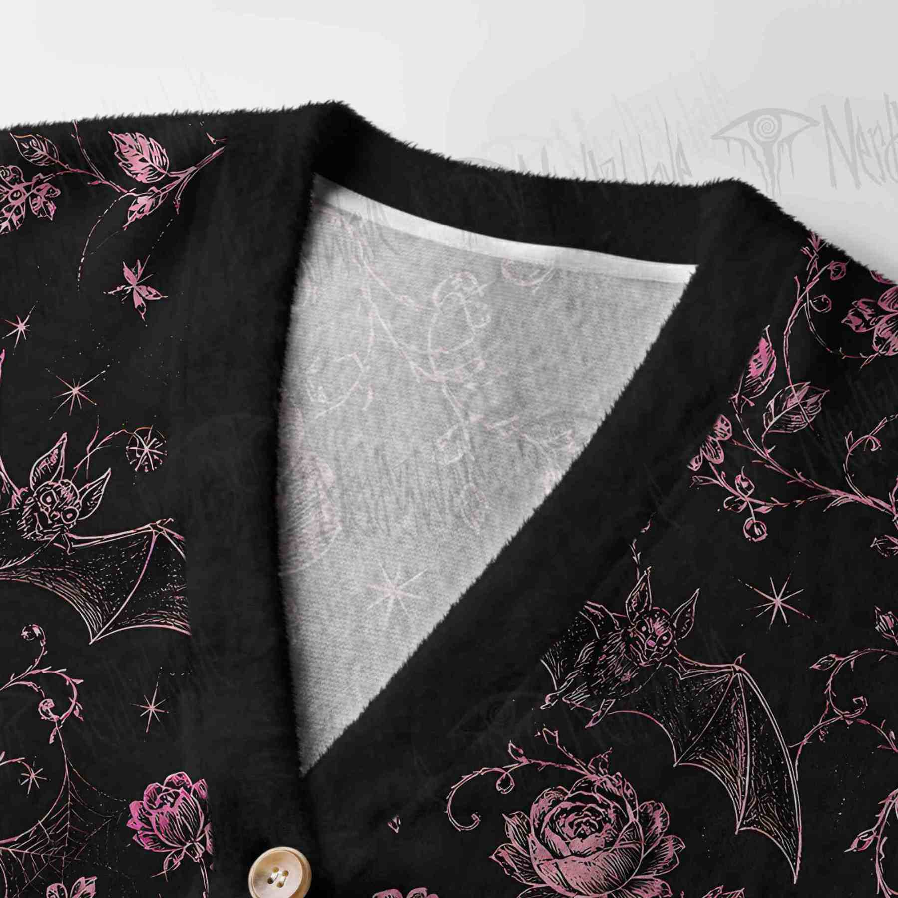 Bat Blossom Women's Cardigan Sweater