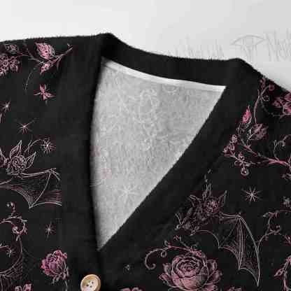 Bat Blossom Women's Cardigan Sweater