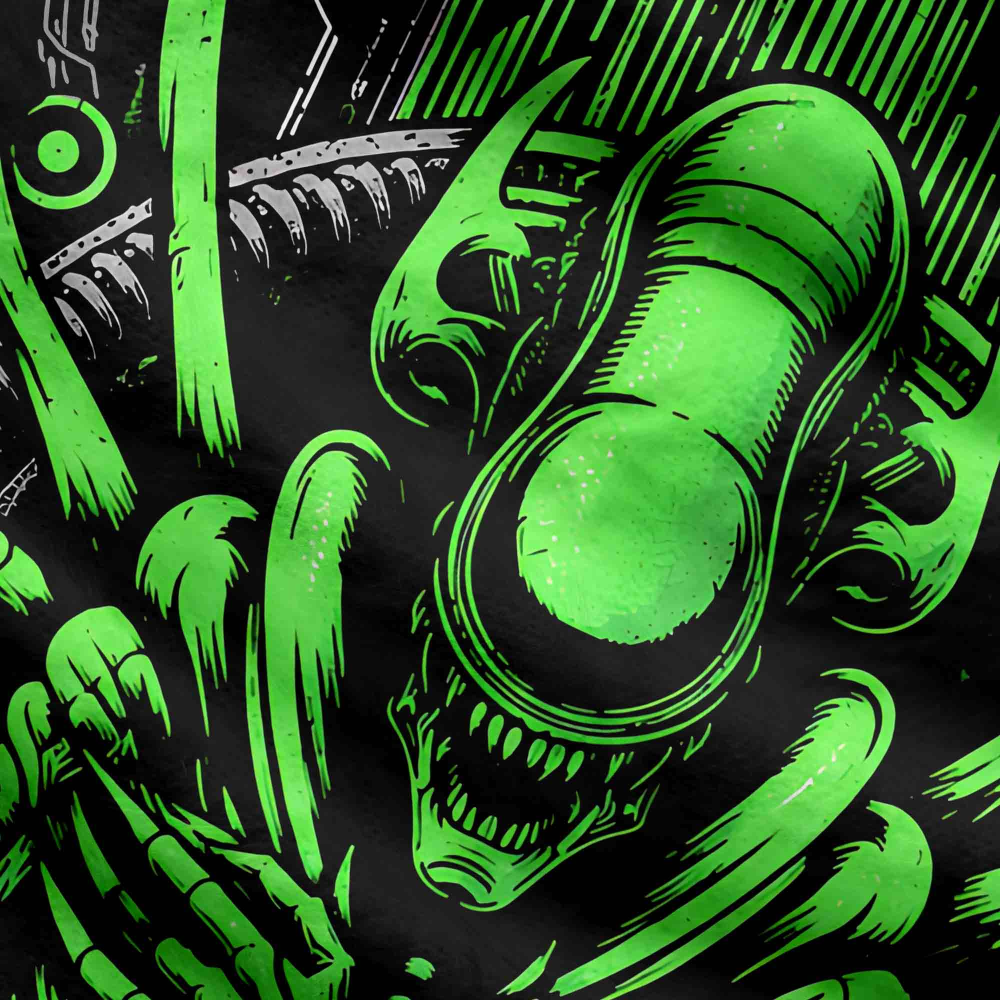 Cyber Alien Rebirth Ugly Sweatshirts