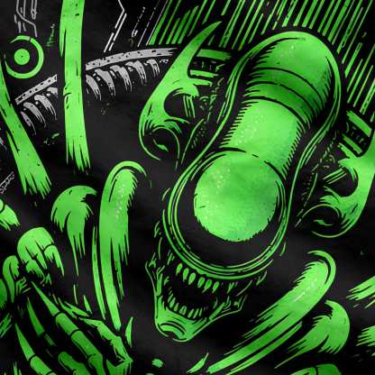 Cyber Alien Rebirth Ugly Sweatshirts