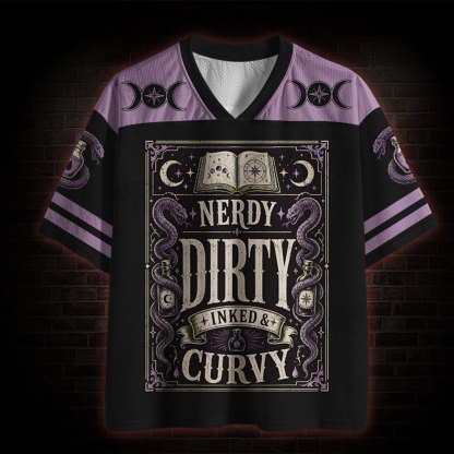 Nerdy Dirty Inked＆Curvy Mesh Jersey