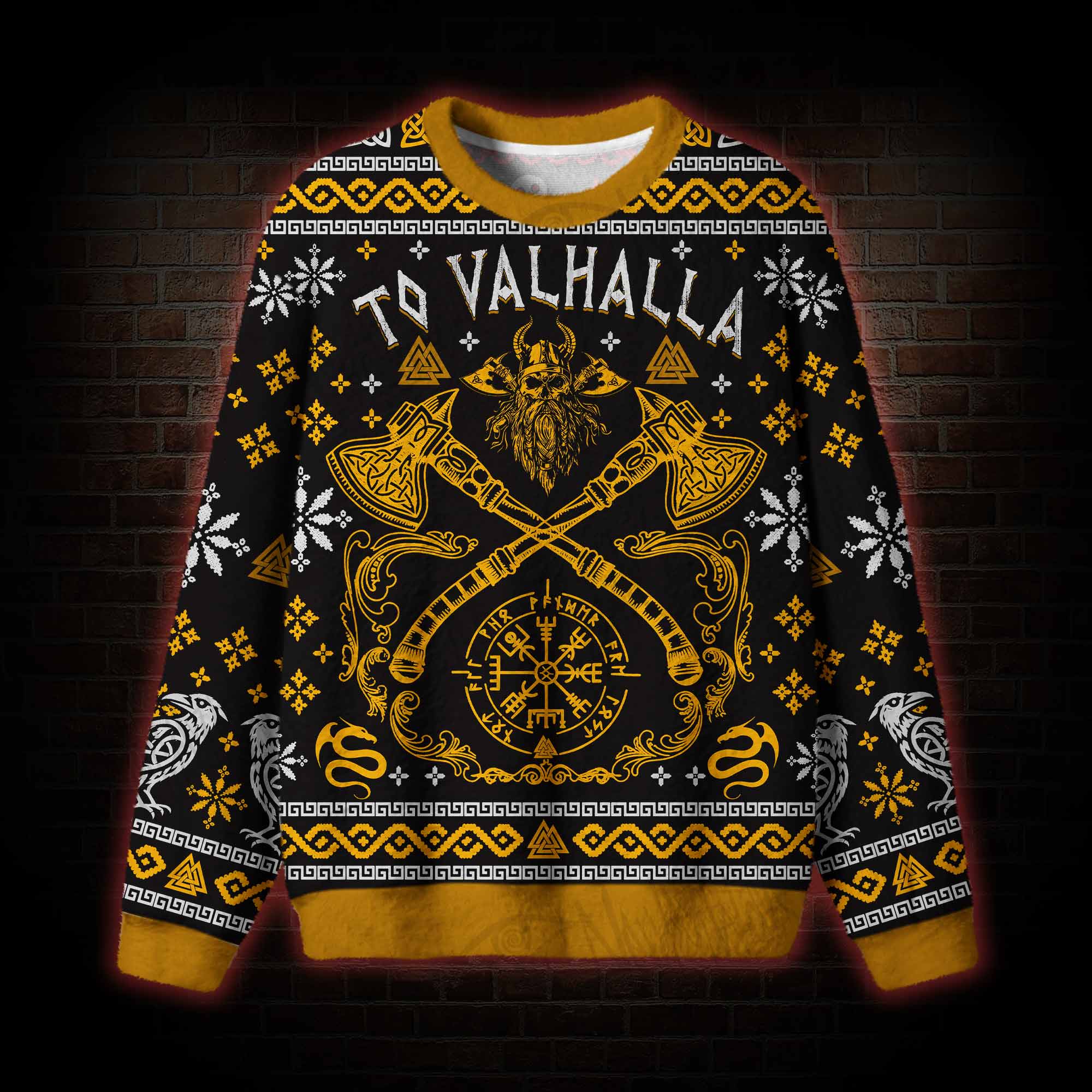Viking Warrior Ugly Sweatshirts