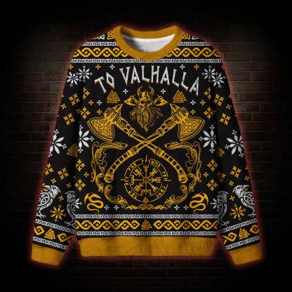 Viking Warrior Ugly Sweatshirts