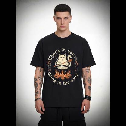 Weird Medieval Cat T-shirt