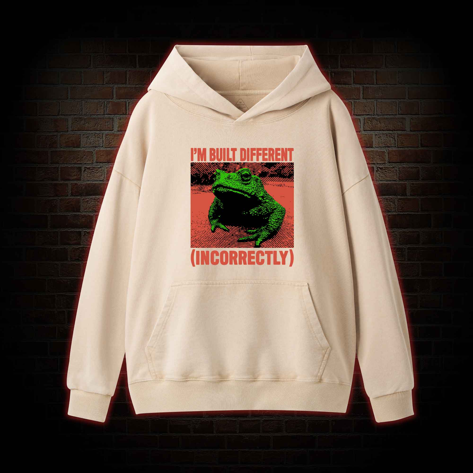 I’m Built Different Washed Hoodie