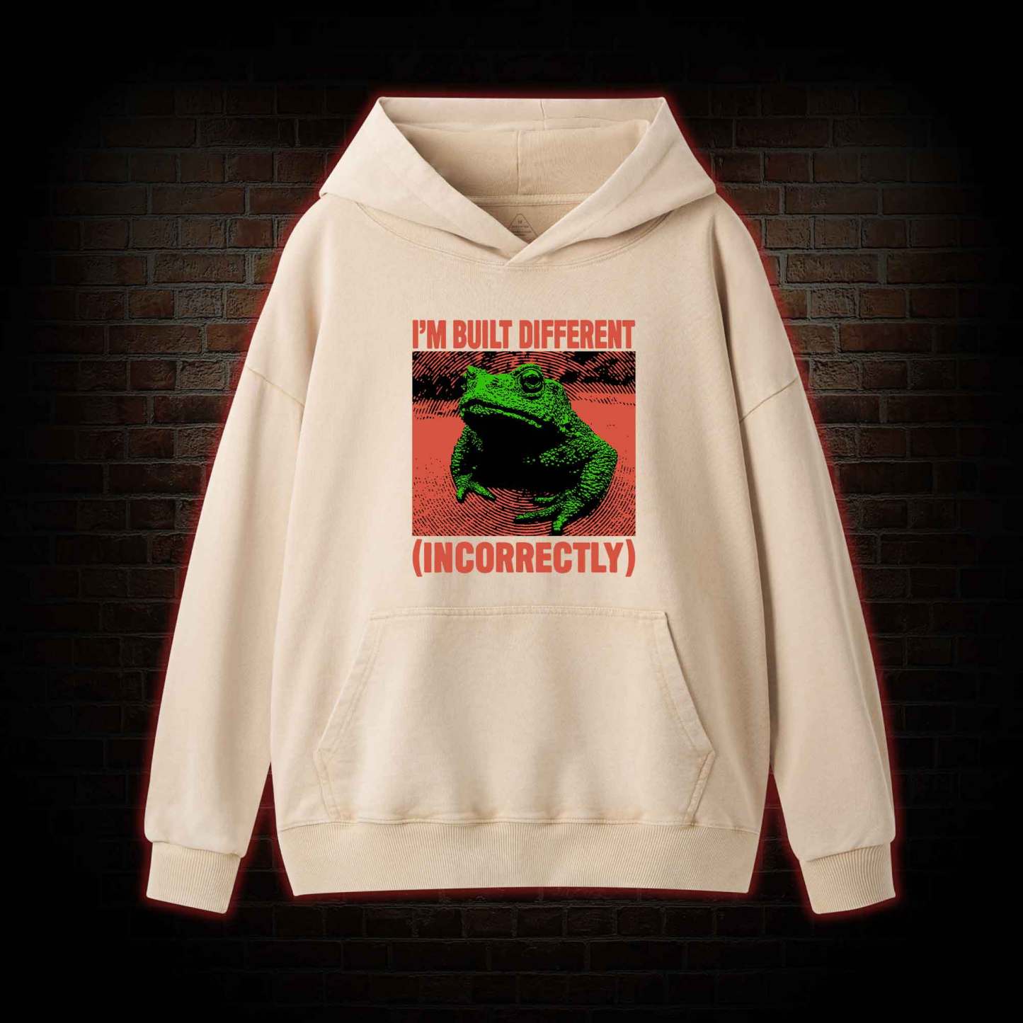 I’m Built Different Washed Hoodie