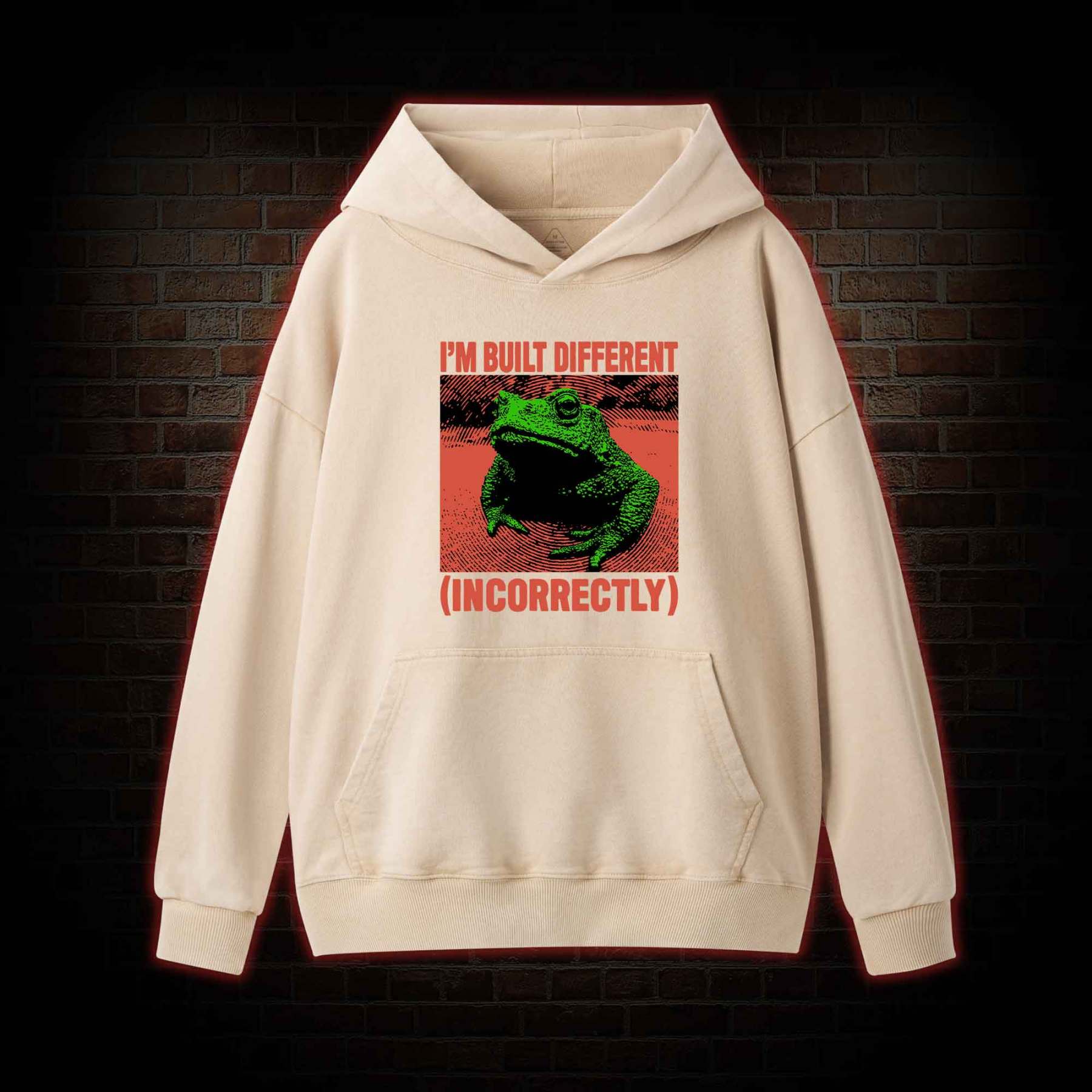 I’m Built Different Washed Hoodie