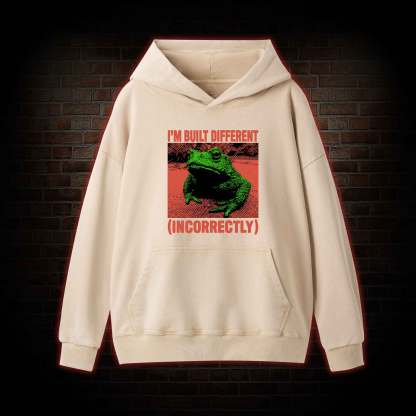 I’m Built Different Washed Hoodie