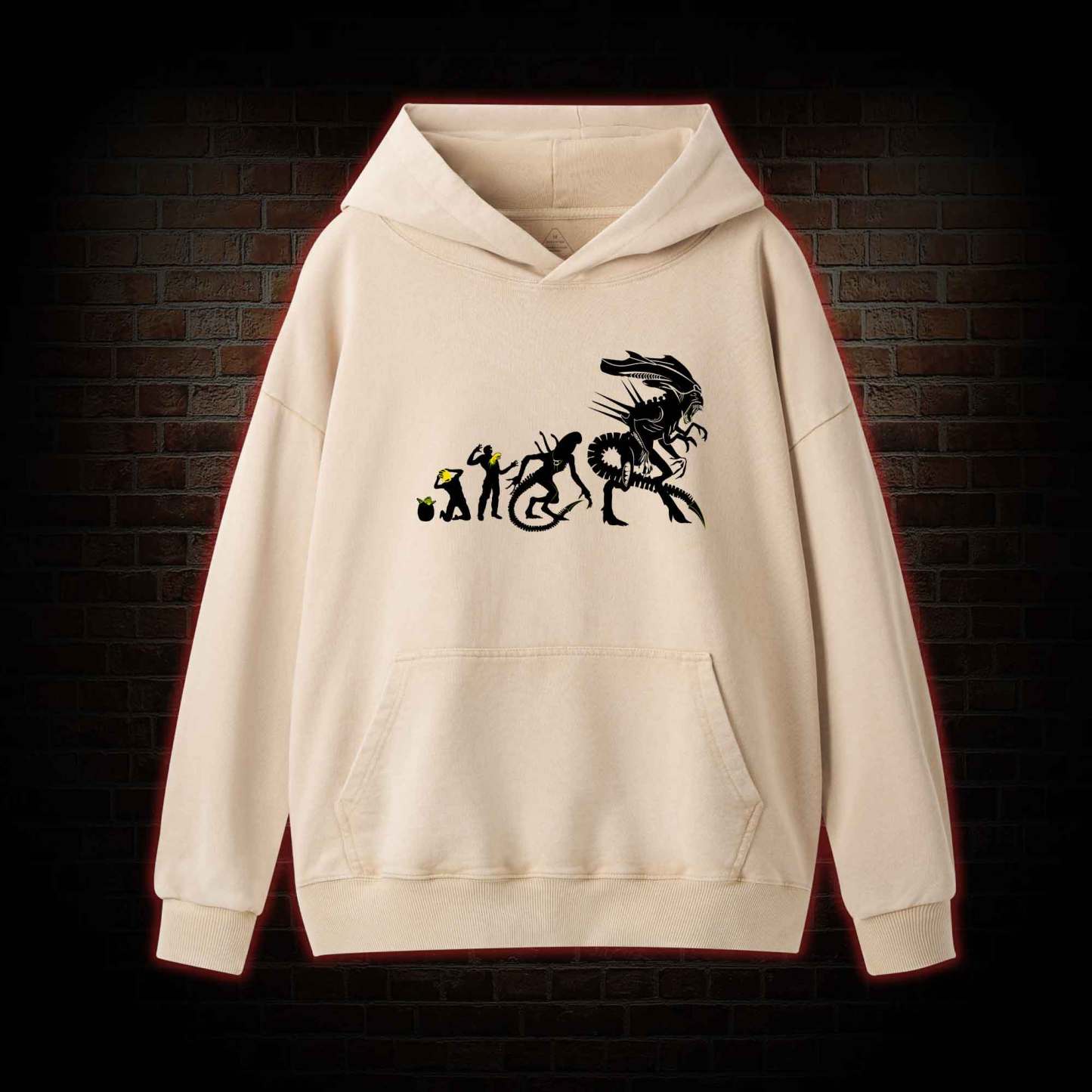 Alien Evolution Washed Hoodie