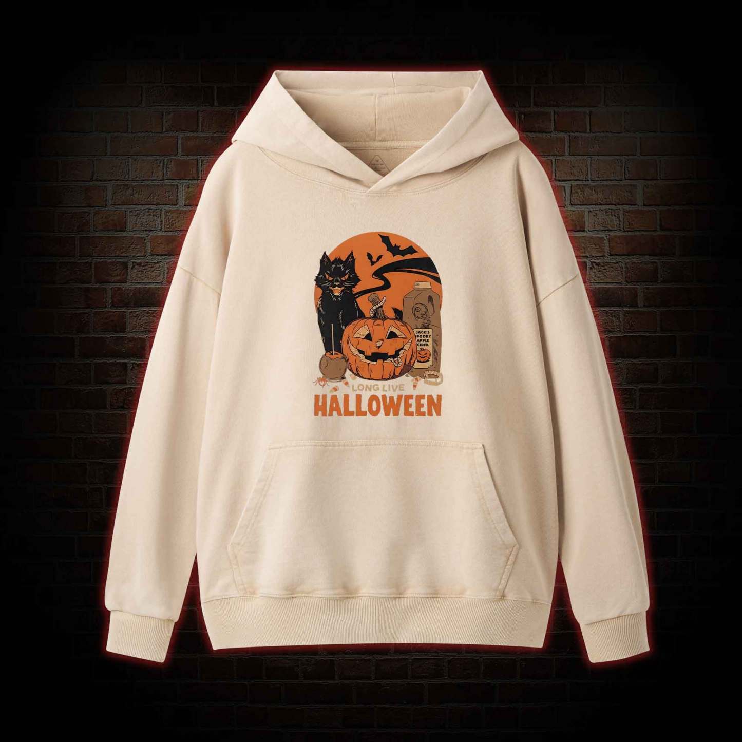 Long Live Halloween Washed Hoodie