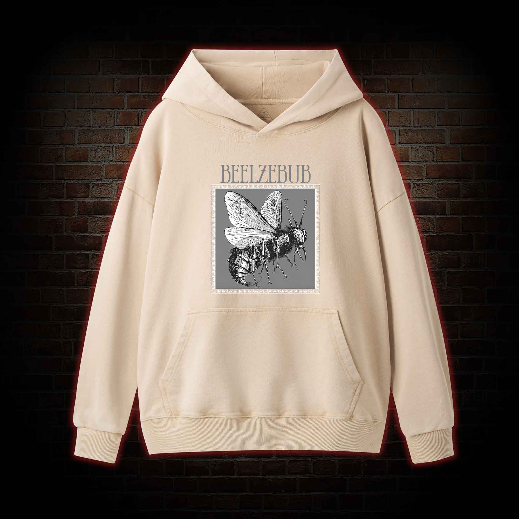 Beelzebub Washed Hoodie