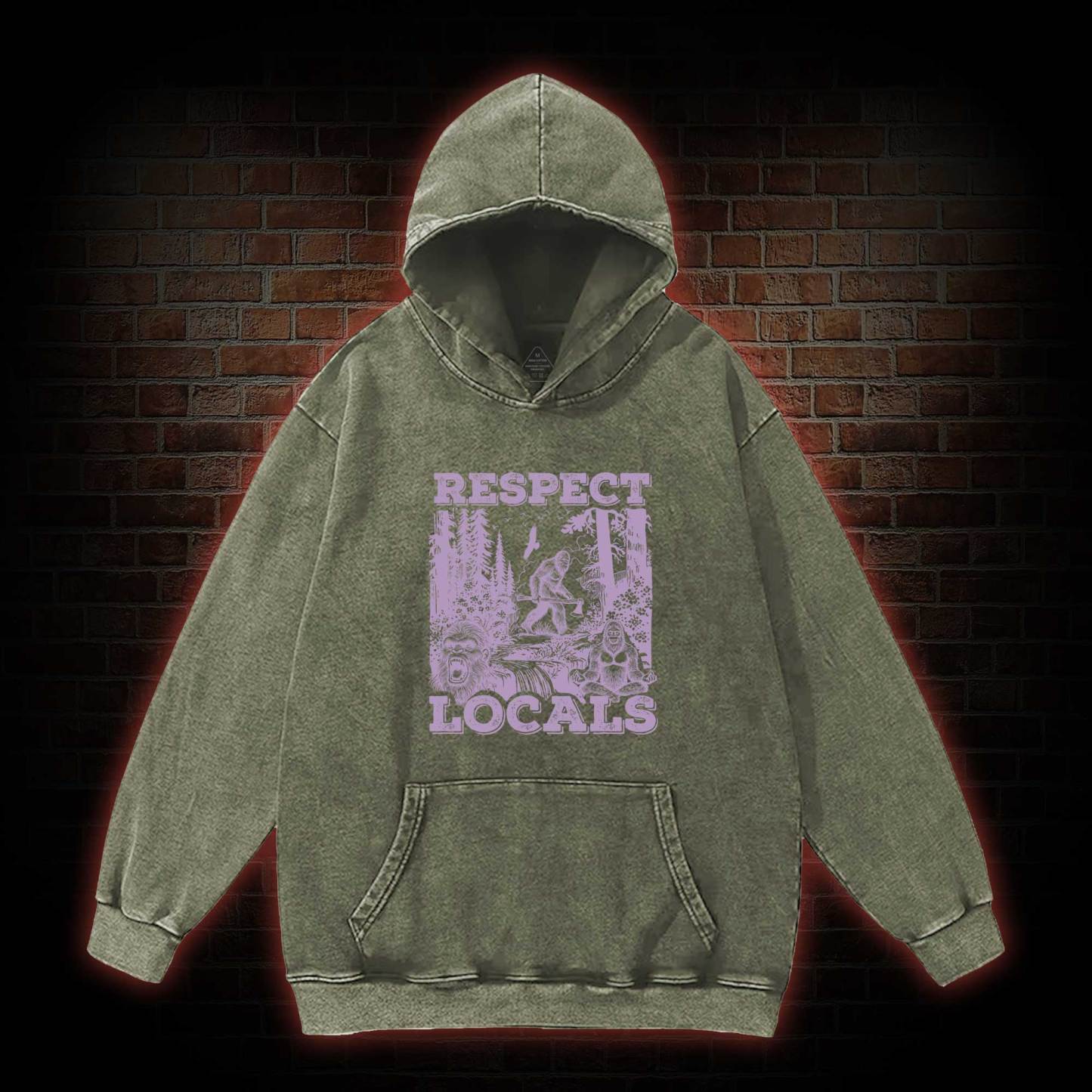 Respect Locals Washed Hoodie