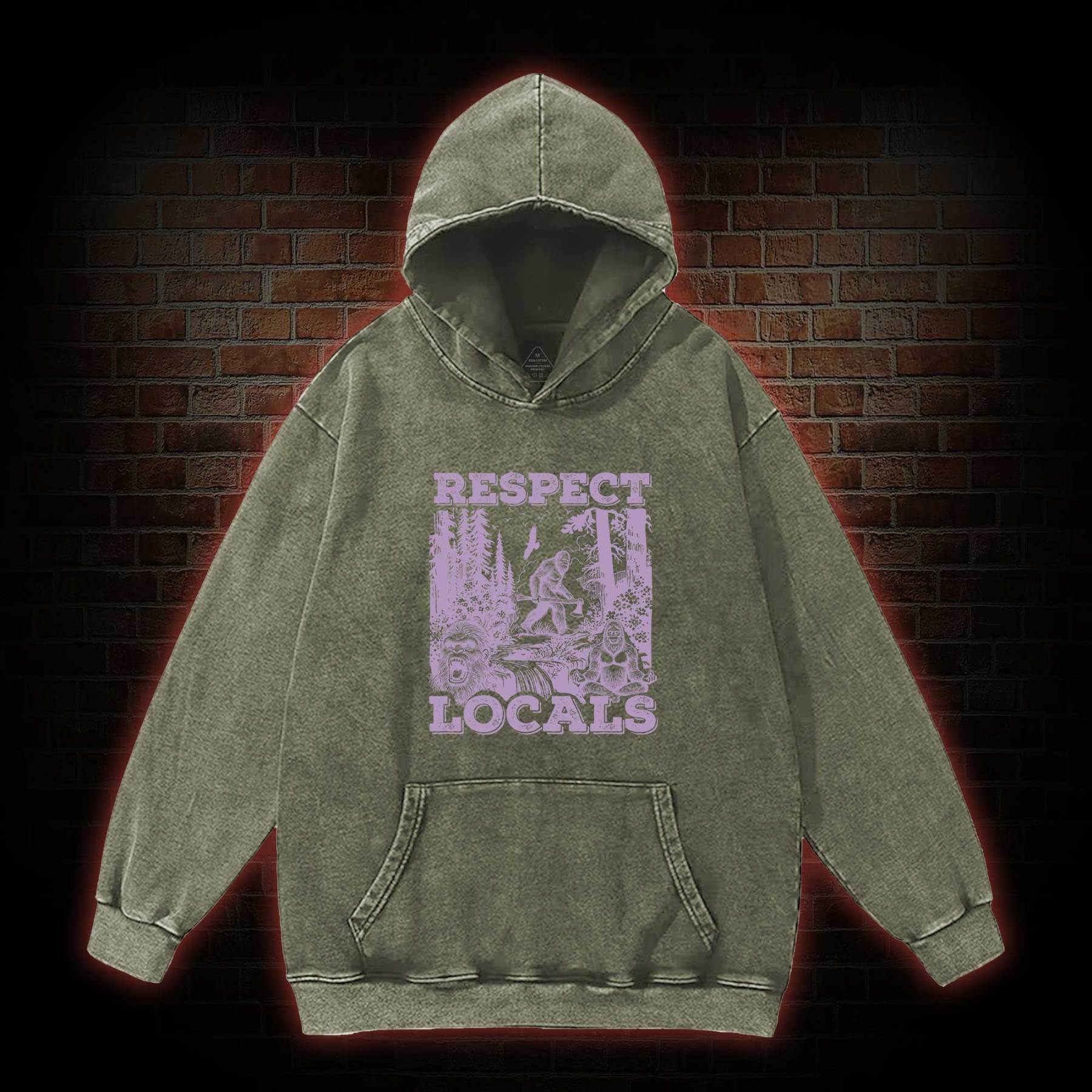 Respect Locals Washed Hoodie